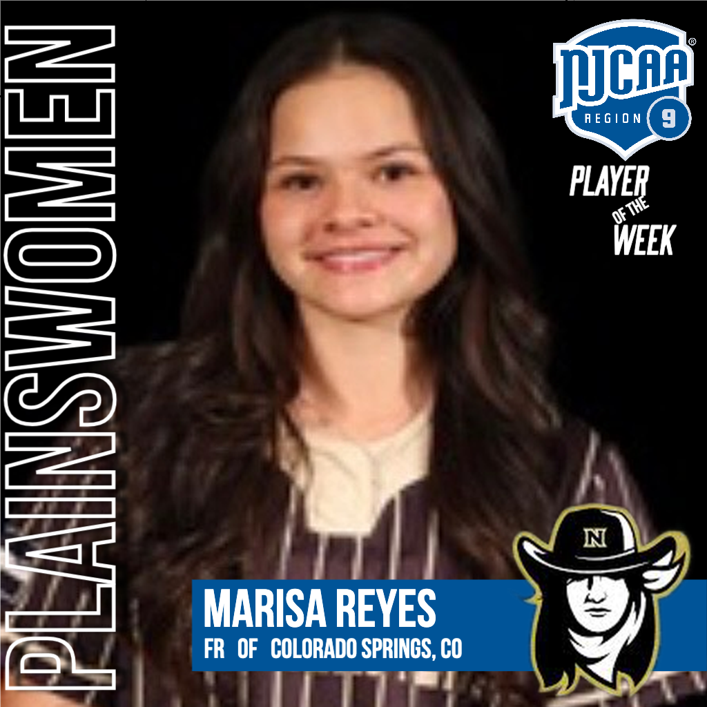 Week 2 - Player of the Week Marisa Reyes from Northeastern Junior College